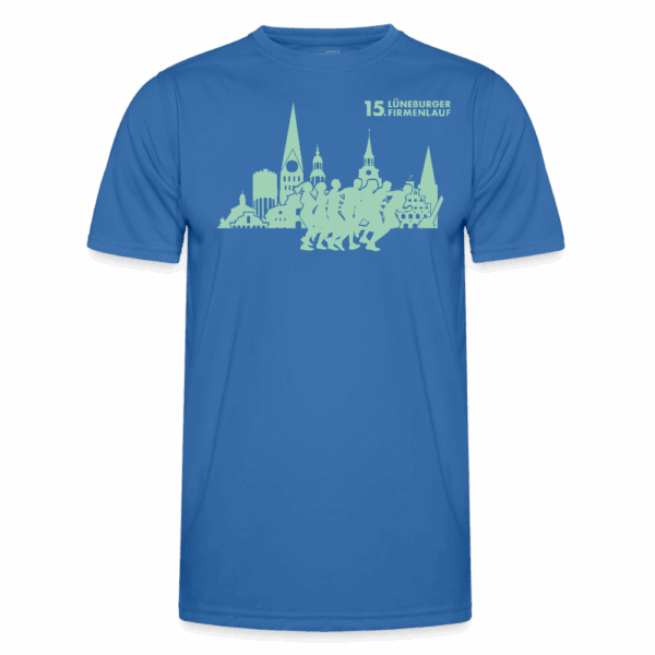 Herren Finisher Shirt 2025 - mint auf königsblau